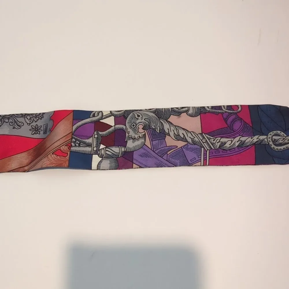 Hermès 100% Silk Twilly - Picture 3 of 7